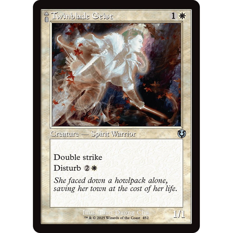 Twinblade Geist // Twinblade Invocation (INR-452) - Innistrad Remastered