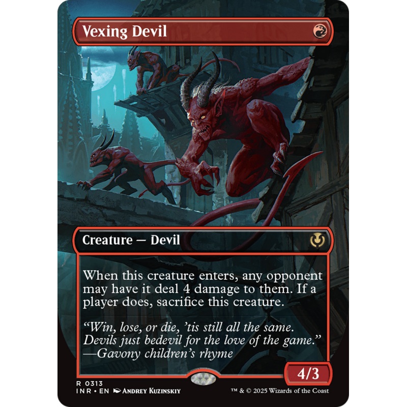 Vexing Devil (INR-313) - Innistrad Remastered (Borderless)
