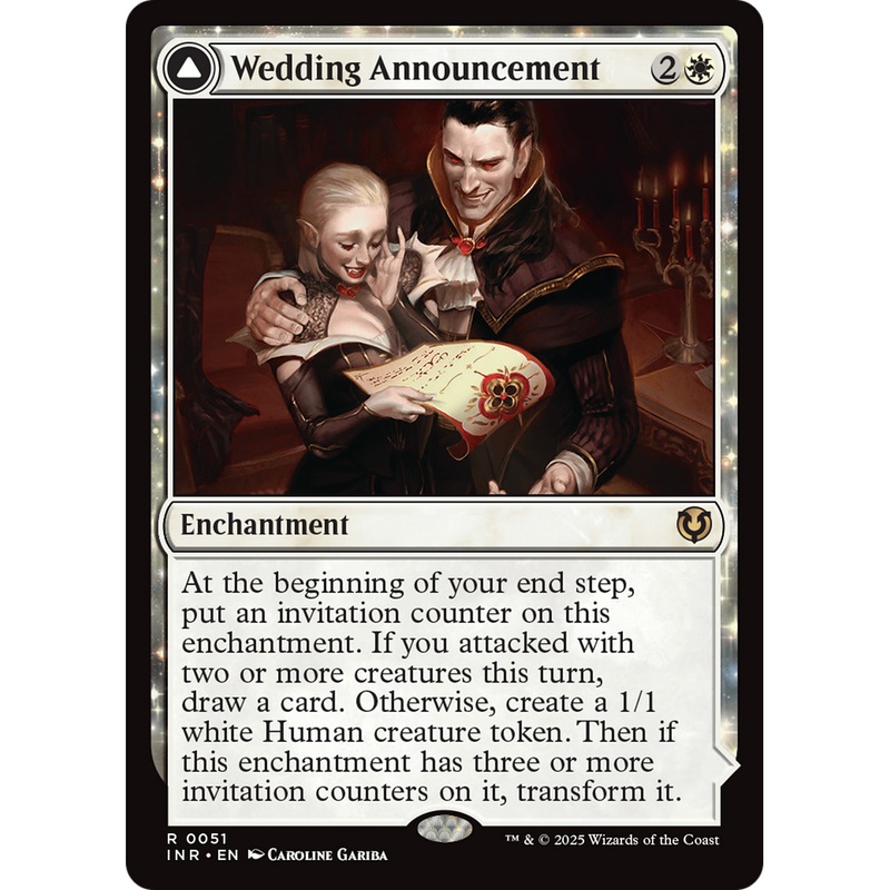 Wedding Announcement // Wedding Festivity (INR-051) - Innistrad Remastered: (enchantment) Foil