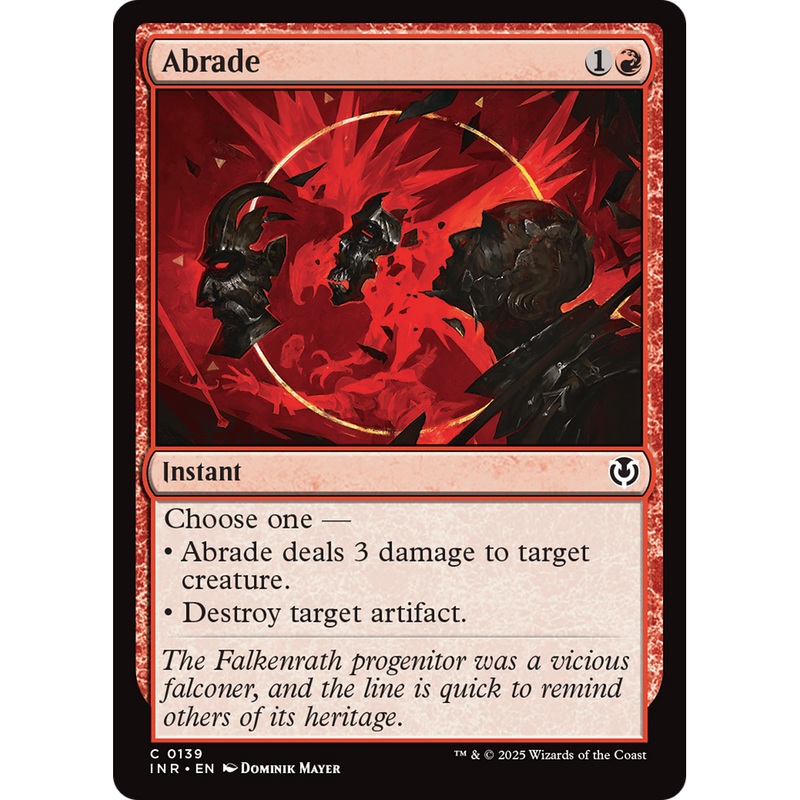 Abrade (INR-139) - Innistrad Remastered Foil
