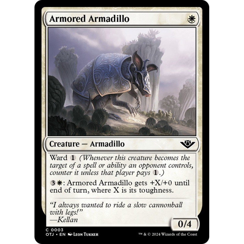 Armored Armadillo (OTJ-003) - Outlaws of Thunder Junction