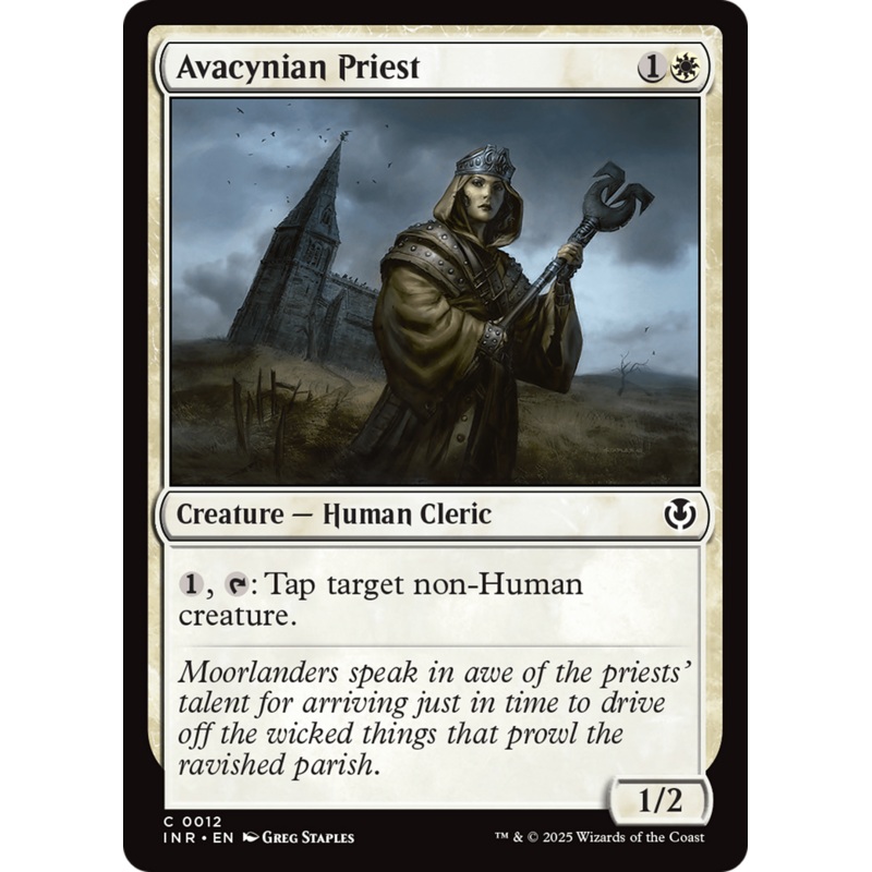 Avacynian Priest (INR-012) - Innistrad Remastered