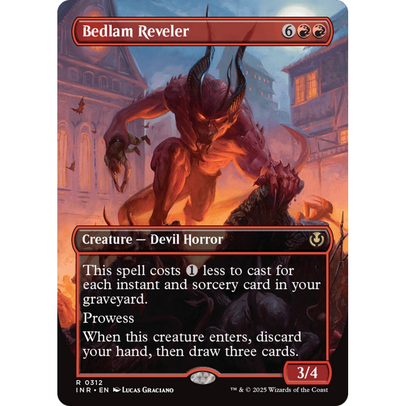 Bedlam Reveler (INR-312) - Innistrad Remastered (Borderless)