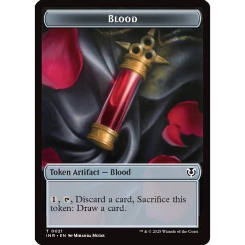 Blood // Vampire (0007) Double-Sided Token (INR-21 // 7) - Innistrad Remastered Foil