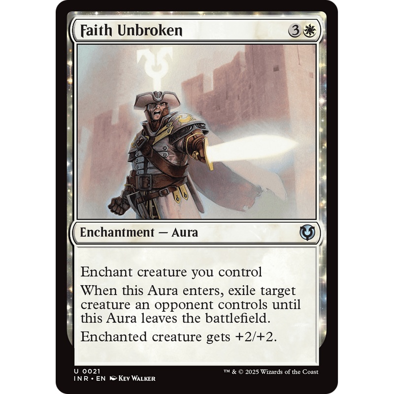 Faith Unbroken (INR-021) - Innistrad Remastered: (enchantment) Foil