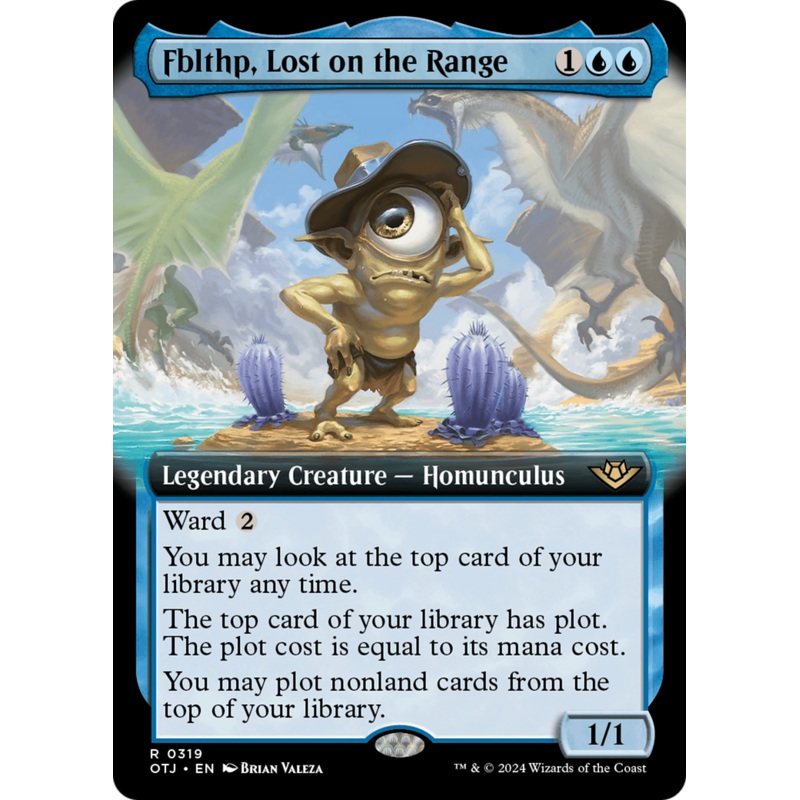 Fblthp, Lost on the Range (OTJ-319) - Outlaws of Thunder Junction: (Extended Art) Foil