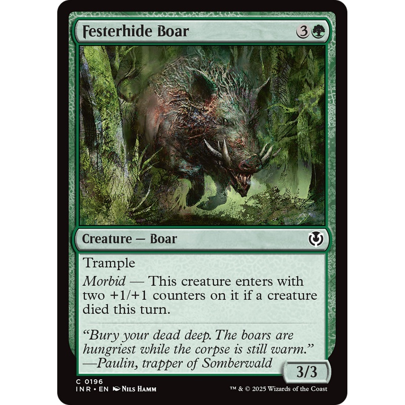 Festerhide Boar (INR-196) - Innistrad Remastered