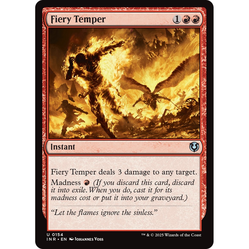 Fiery Temper (INR-154) - Innistrad Remastered