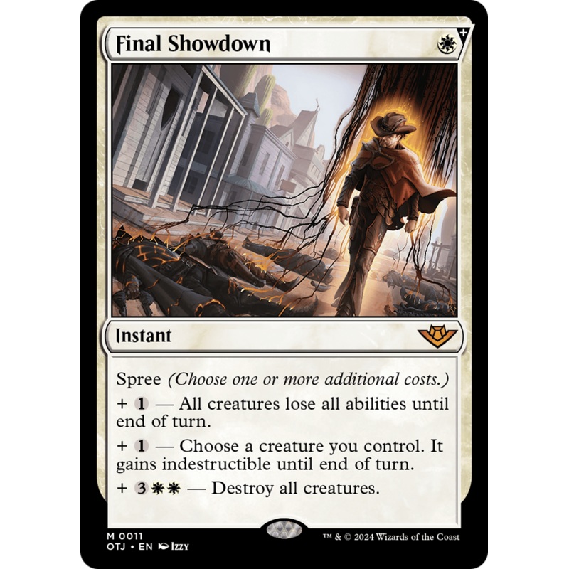 Final Showdown (OTJ-011) - Outlaws of Thunder Junction: (spree)