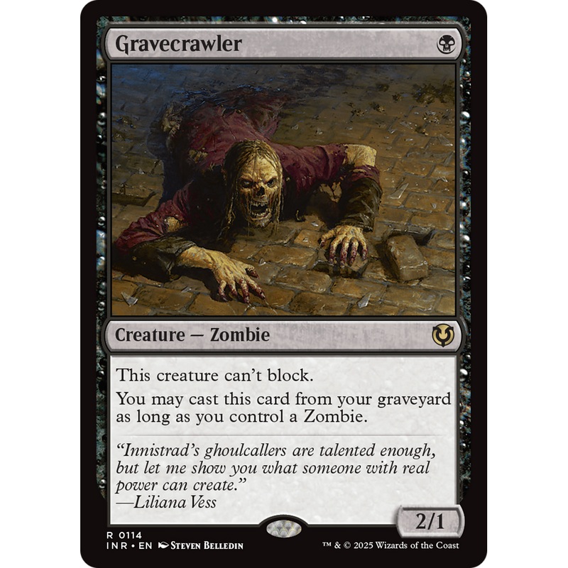 Gravecrawler (INR-114) - Innistrad Remastered Foil