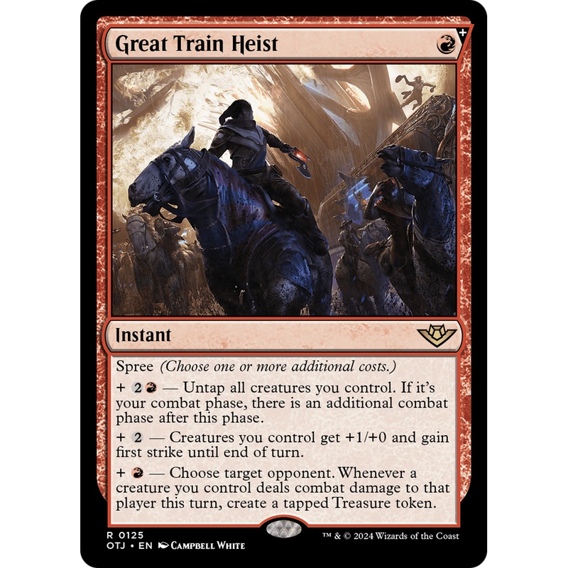 Great Train Heist (OTJ-125) - Outlaws of Thunder Junction: (spree)