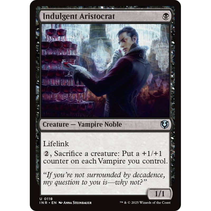 Indulgent Aristocrat (INR-118) - Innistrad Remastered