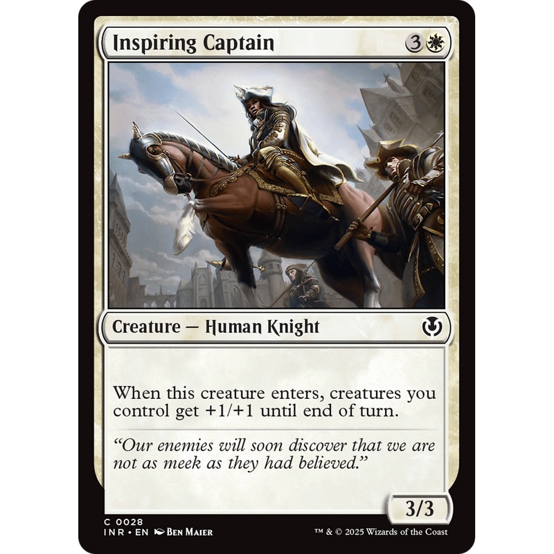 Inspiring Captain (INR-028) - Innistrad Remastered Foil