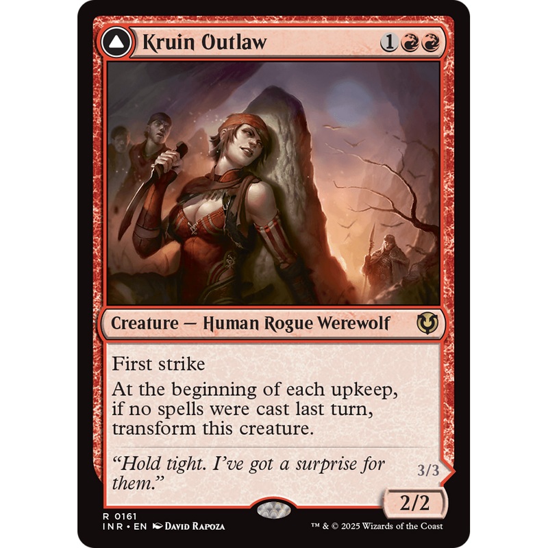 Kruin Outlaw // Terror of Kruin Pass (INR-161) - Innistrad Remastered Foil
