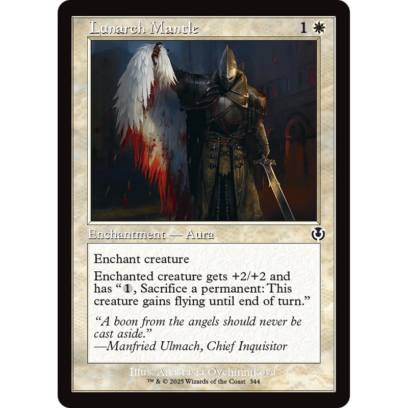 Lunarch Mantle (INR-344) - Innistrad Remastered Foil