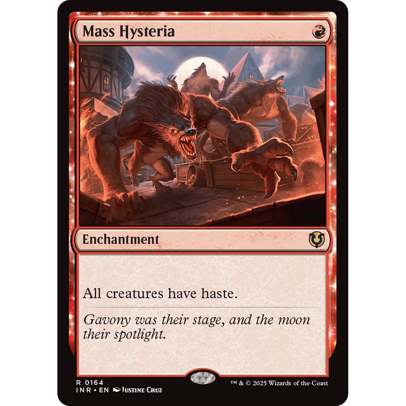 Mass Hysteria (INR-164) - Innistrad Remastered: (enchantment)
