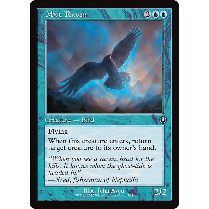 Mist Raven (INR-362) - Innistrad Remastered Foil