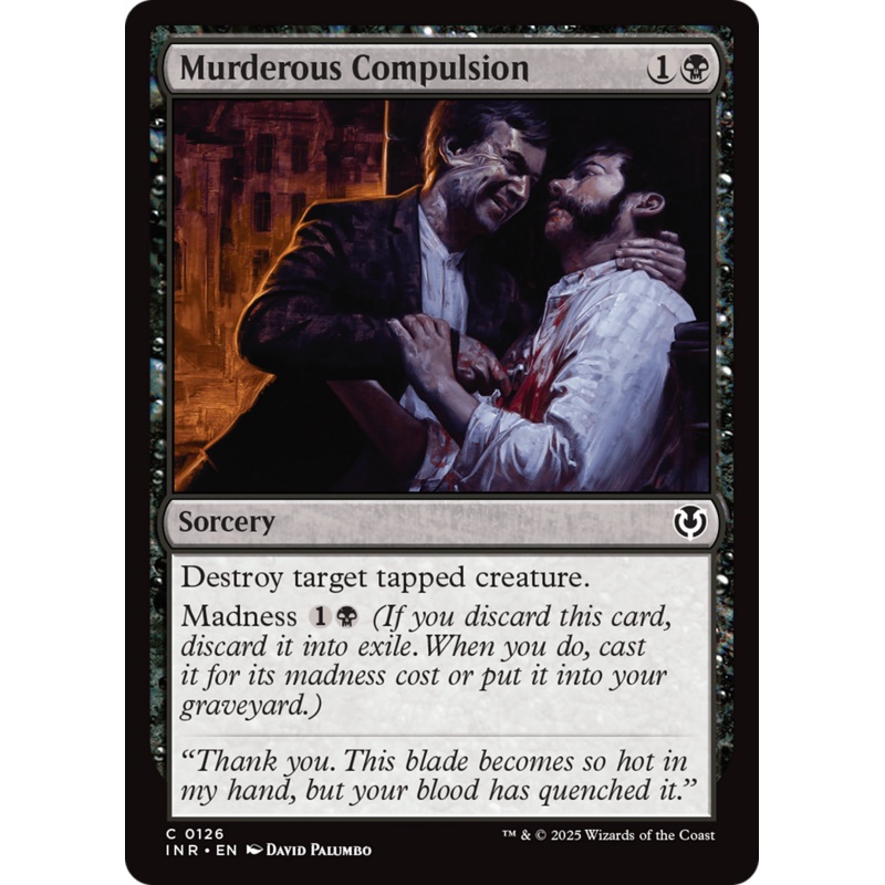 Murderous Compulsion (INR-126) - Innistrad Remastered Foil