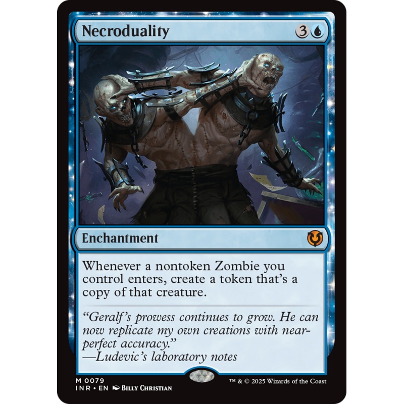 Necroduality (INR-079) - Innistrad Remastered: (enchantment) Foil