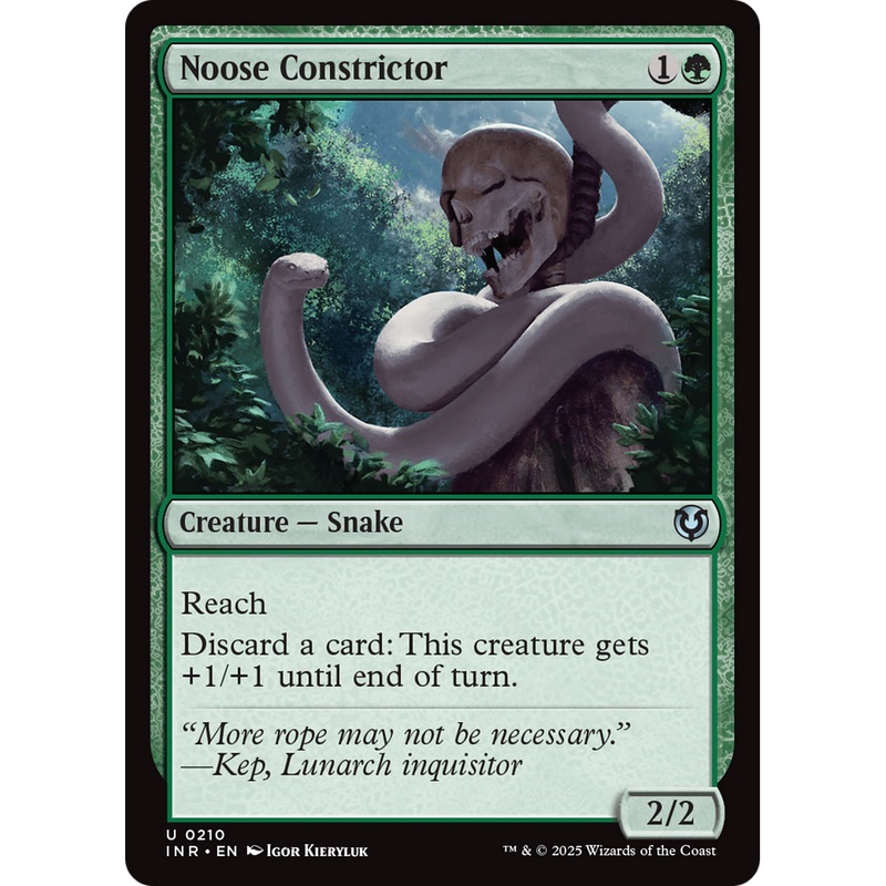 Noose Constrictor (INR-210) - Innistrad Remastered Foil