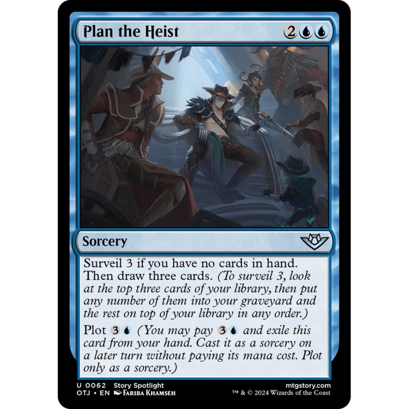 Plan the Heist (OTJ-062) - Outlaws of Thunder Junction Foil