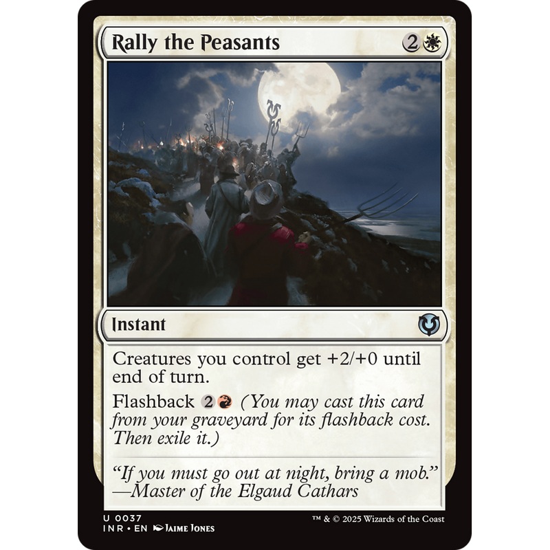 Rally the Peasants (INR-037) - Innistrad Remastered Foil