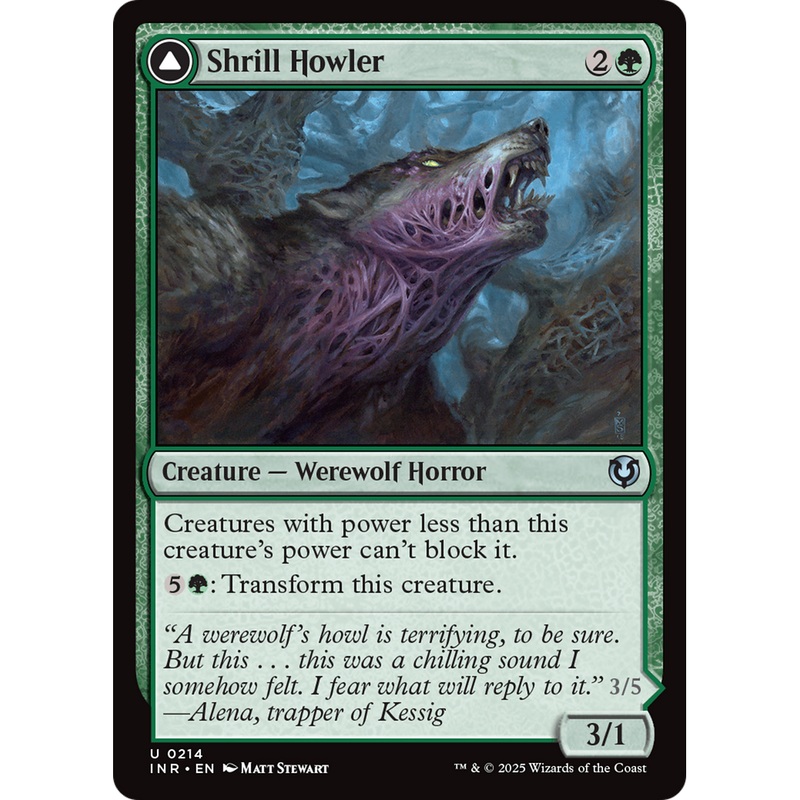 Shrill Howler // Howling Chorus (INR-214) - Innistrad Remastered