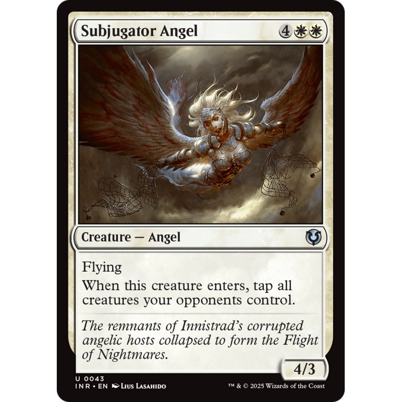 Subjugator Angel (INR-043) - Innistrad Remastered