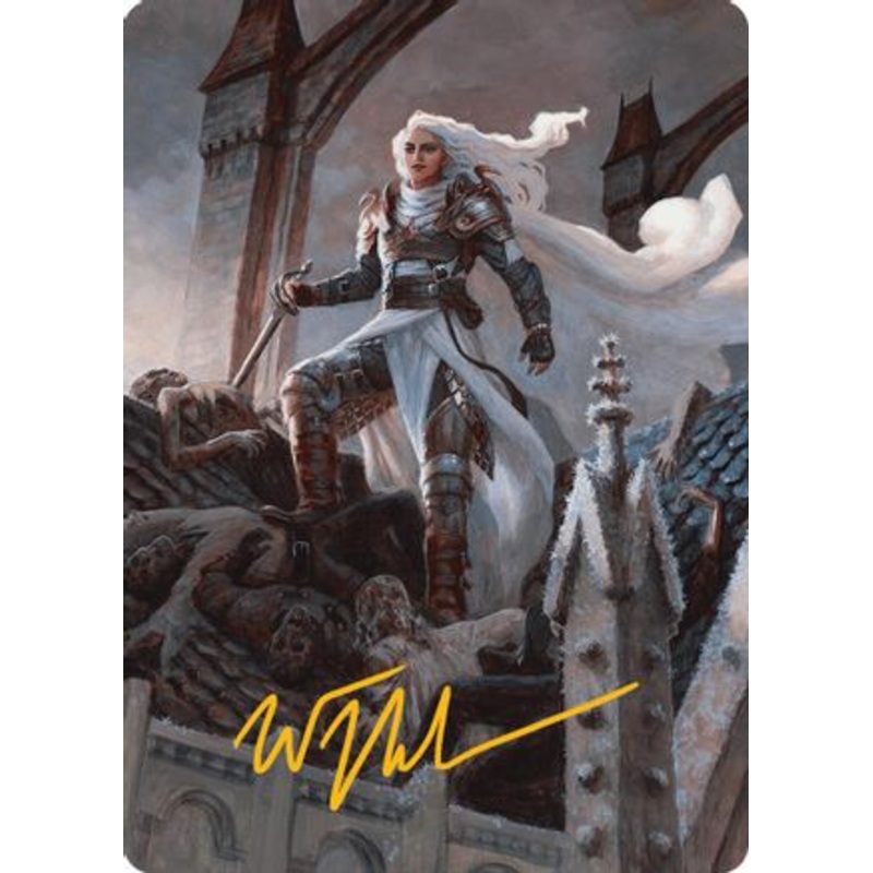 Thalia, Heretic Cathar Art Card (Gold-Stamped Signature) (AAINR-002) - Innistrad Remastered