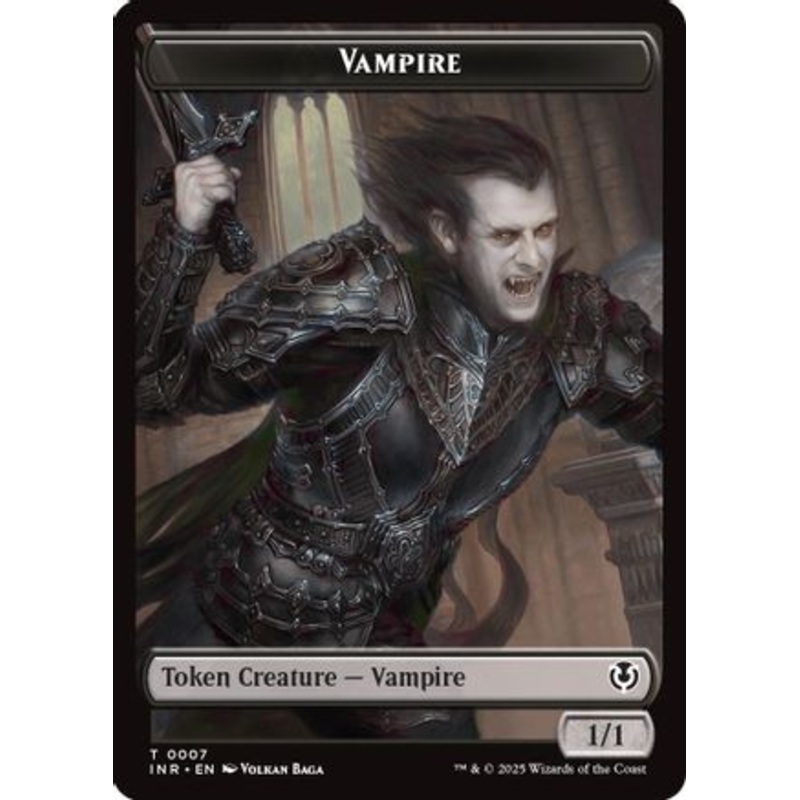 Vampire (0007) // Vampire (0008) Double-Sided Token (INR-7 // 8) - Innistrad Remastered