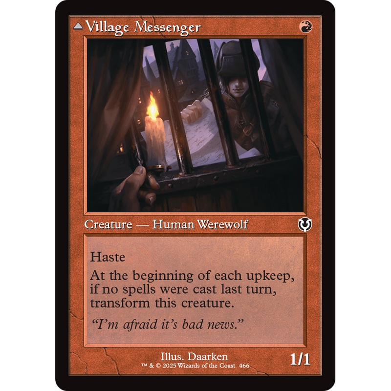 Village Messenger // Moonrise Intruder (INR-466) - Innistrad Remastered