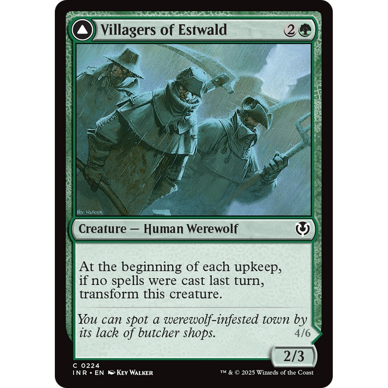 Villagers of Estwald // Howlpack of Estwald (INR-224) - Innistrad Remastered
