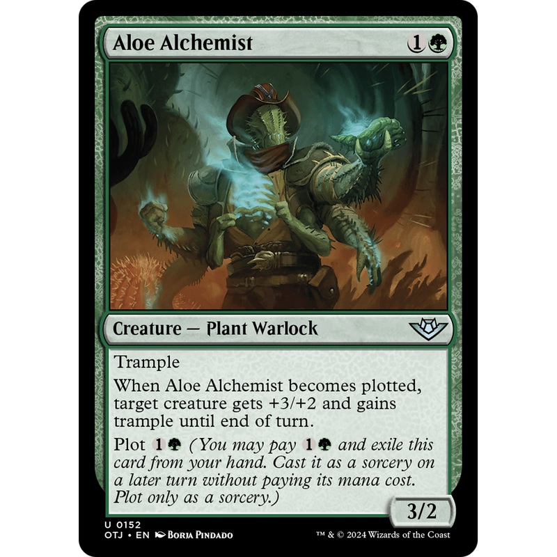 Aloe Alchemist (OTJ-152) - Outlaws of Thunder Junction Foil