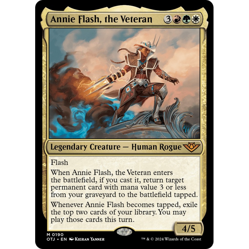 Annie Flash, the Veteran (OTJ-190) - Outlaws of Thunder Junction Foil