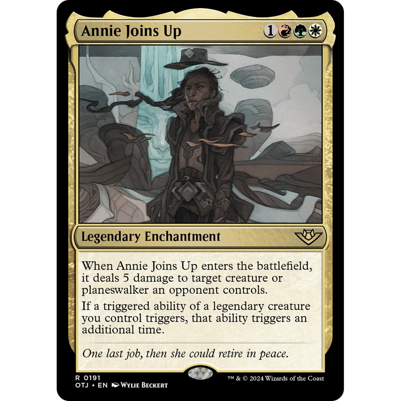 Annie Joins Up (OTJ-191) - Outlaws of Thunder Junction Foil