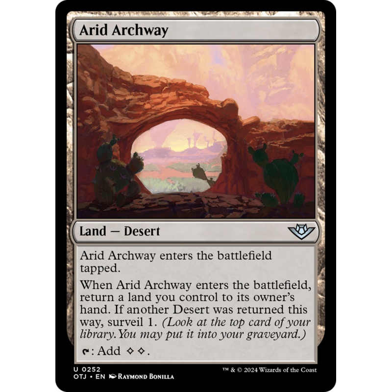 Arid Archway (OTJ-252) - Outlaws of Thunder Junction