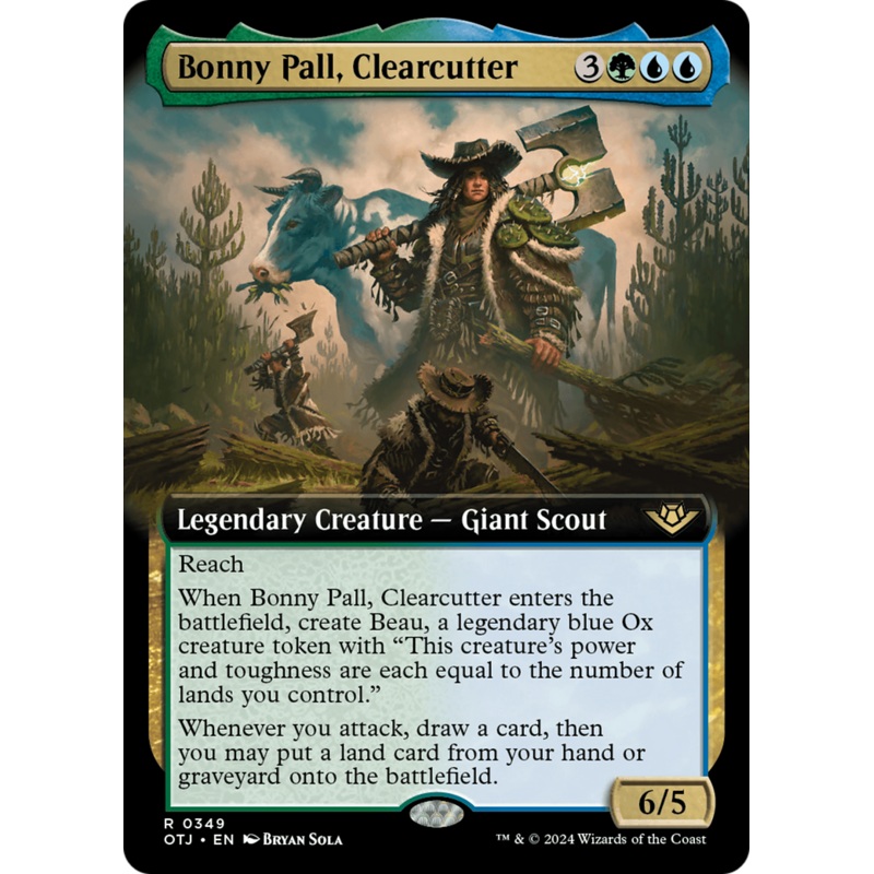 Bonny Pall, Clearcutter (OTJ-349) - Outlaws of Thunder Junction: (Extended Art) Foil