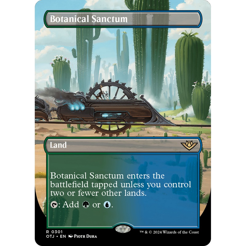 Botanical Sanctum (OTJ-301) - Outlaws of Thunder Junction (Borderless)