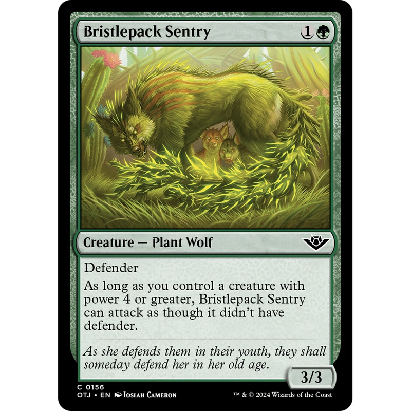 Bristlepack Sentry (OTJ-156) - Outlaws of Thunder Junction