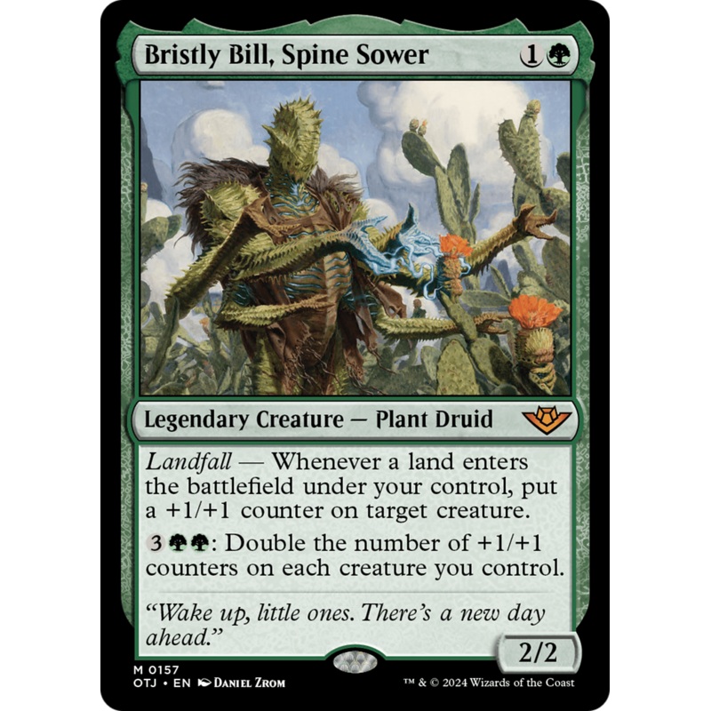 Bristly Bill, Spine Sower (OTJ-157) - Outlaws of Thunder Junction Foil