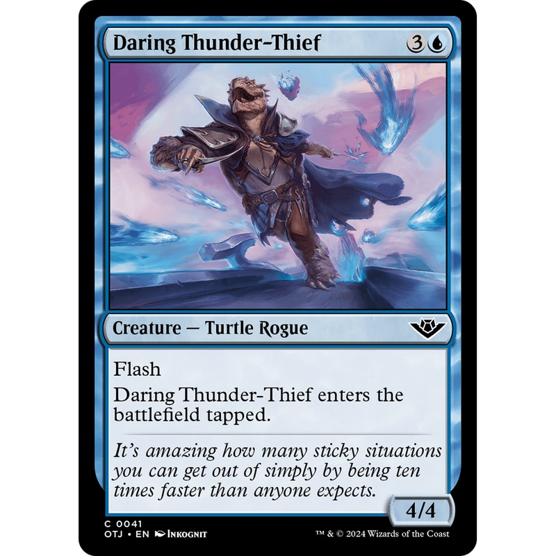 Daring Thunder-Thief (OTJ-041) - Outlaws of Thunder Junction Foil
