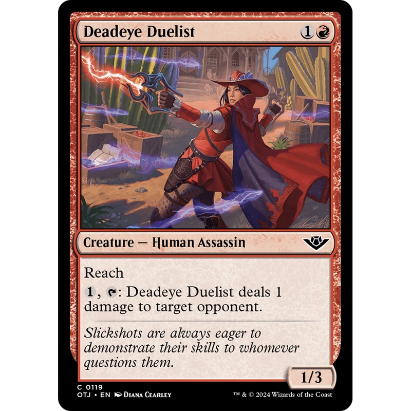 Deadeye Duelist (OTJ-119) - Outlaws of Thunder Junction