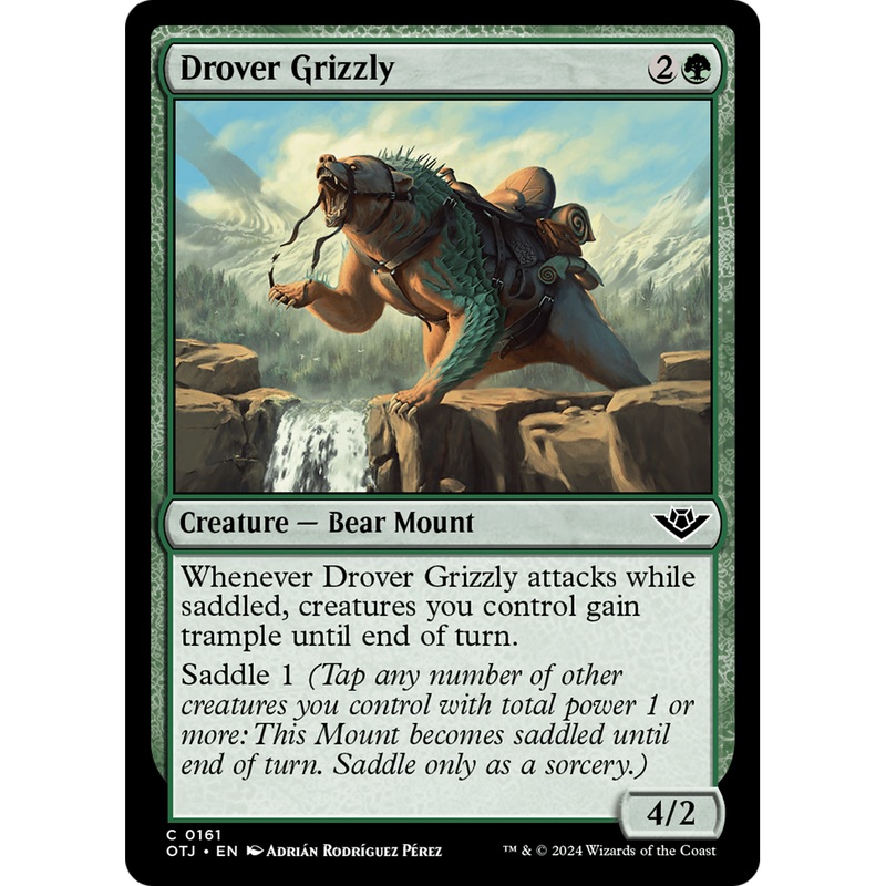 Drover Grizzly (OTJ-161) - Outlaws of Thunder Junction