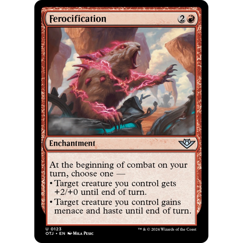 Ferocification (OTJ-123) - Outlaws of Thunder Junction