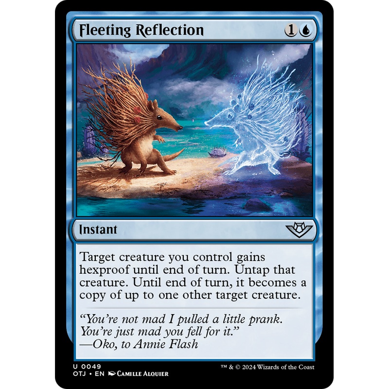 Fleeting Reflection (OTJ-049) - Outlaws of Thunder Junction