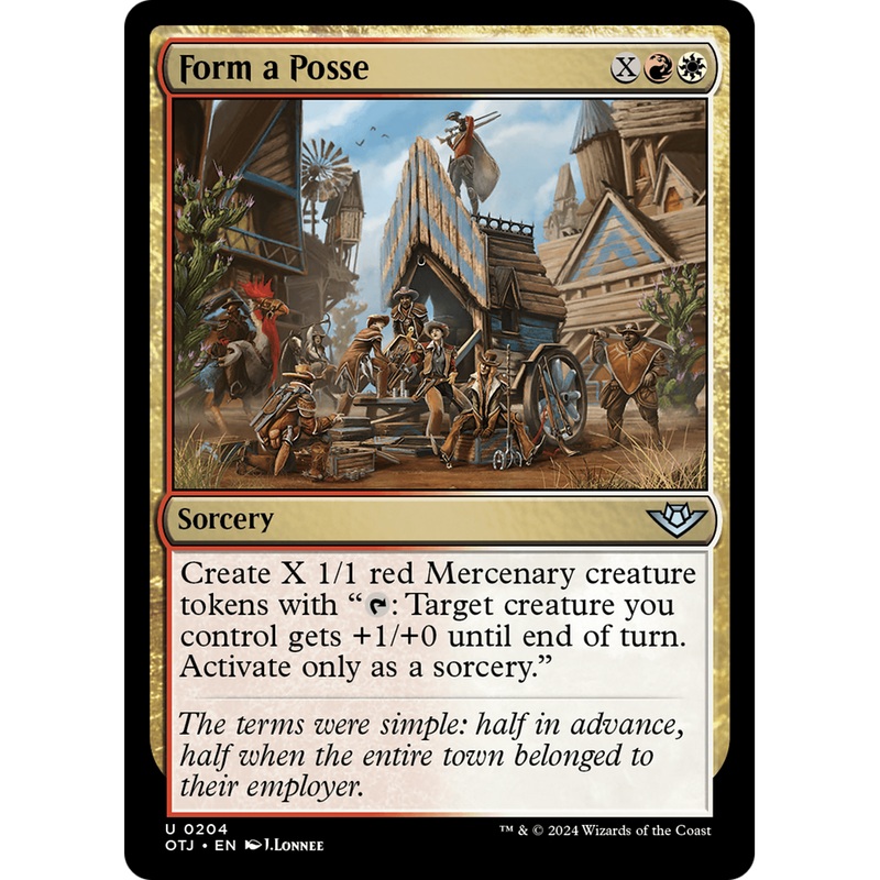 Form a Posse (OTJ-204) - Outlaws of Thunder Junction