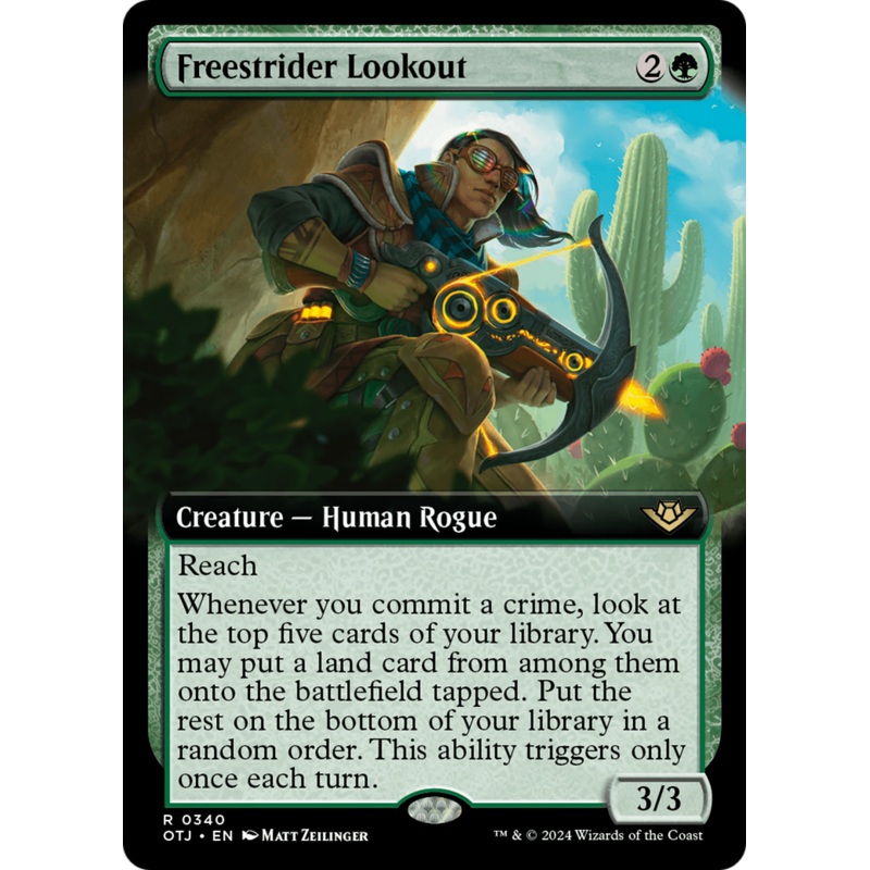 Freestrider Lookout (OTJ-340) - Outlaws of Thunder Junction: (Extended Art)