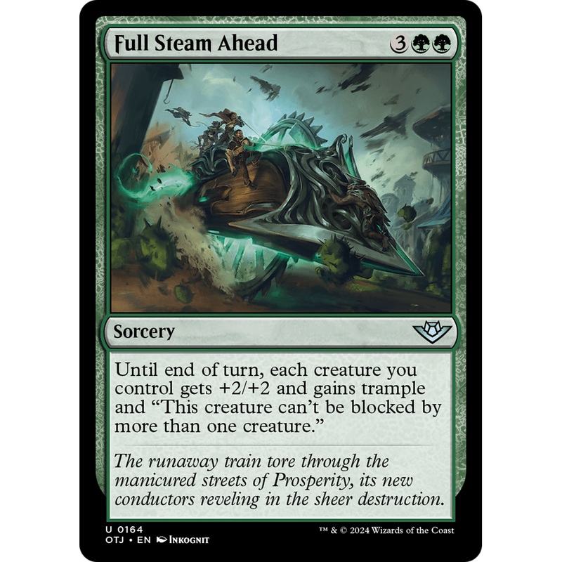 Full Steam Ahead (OTJ-164) - Outlaws of Thunder Junction Foil