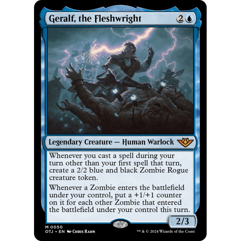 Geralf, the Fleshwright (OTJ-050) - Outlaws of Thunder Junction