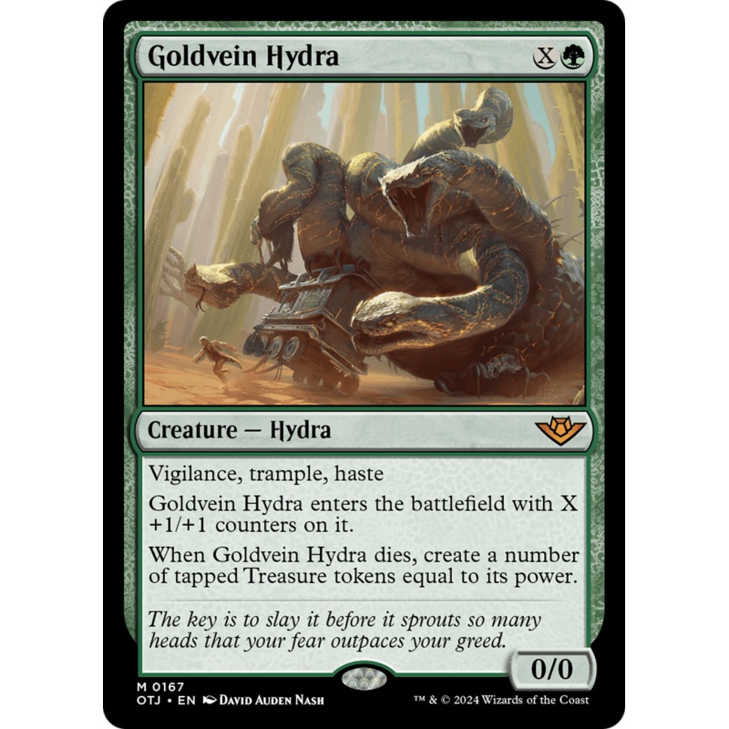 Goldvein Hydra (OTJ-167) - Outlaws of Thunder Junction